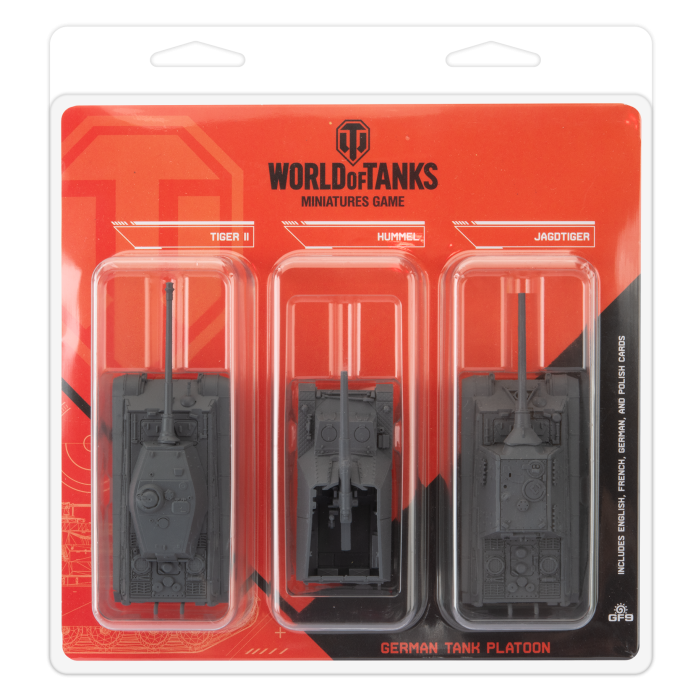 WOT74 - German Tank Platoon (Tiger II, Hummel, Jagdtiger)