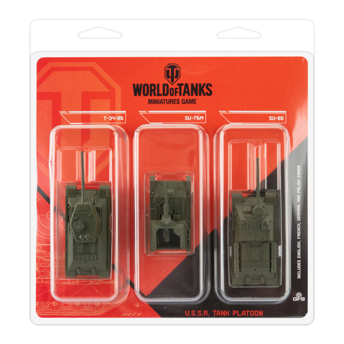 WOT76 - U.S.S.R. Tank Platoon (T-34-85, SU-76M, SU-85)