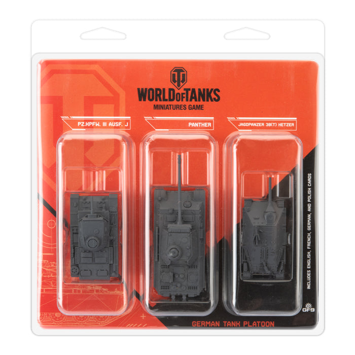 WOT66 - German Tank Platoon (Panzer III J, Panther, Jagdpanzer 38t)