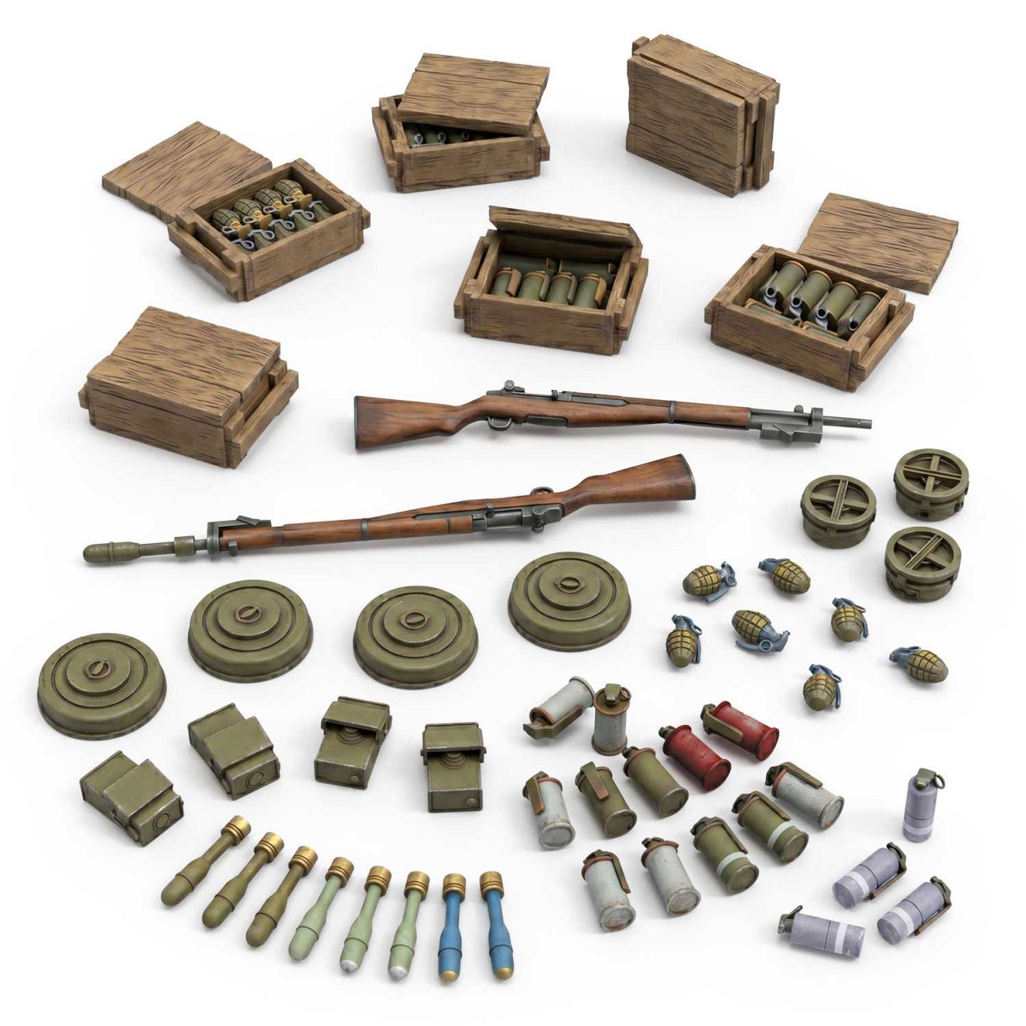 3D Printed: WWII American Grenades 1:35