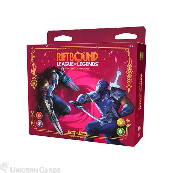Riftbound: League of Legends TCG - Set 4:  Vendetta - Showdown Decks - Zed vs Shen