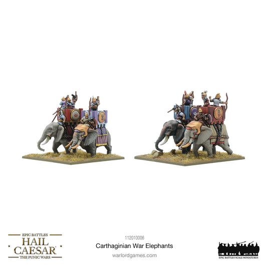 Carthaginian War Elephants: Hail Caesar Epic Battles