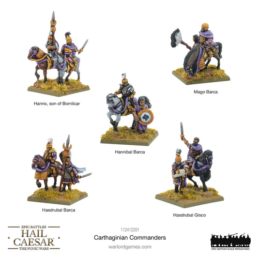 Carthaginian Commanders: Hail Caesar Epic Battles