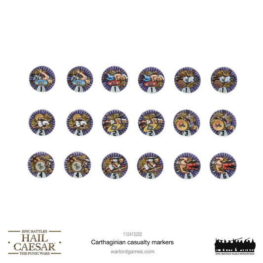 Carthaginian Casualty Markers: Hail Caesar Epic Battles