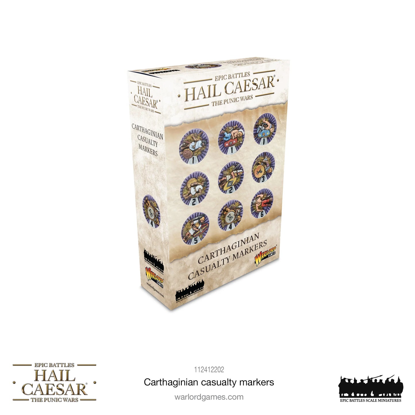 Carthaginian Casualty Markers: Hail Caesar Epic Battles