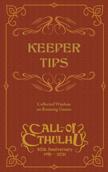 Call of Cthulhu RPG: Keeper Tips Book : Collected Wisdom