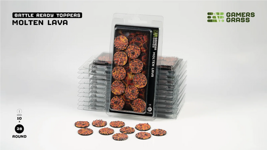 Molten Lava - Round 28mm (x10)
