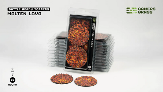 Molten Lava - Round 60mm (x2)