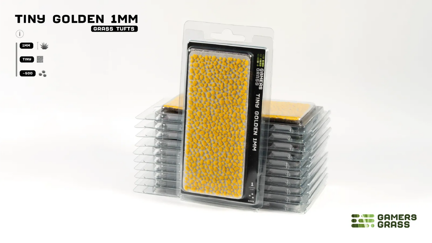 Gamers Grass Tiny Tufts Golden 1mm