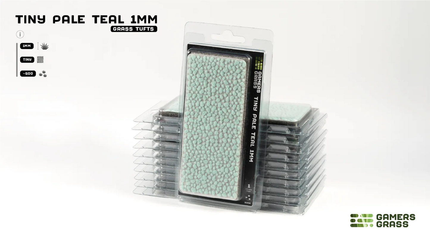 Gamers Grass Tiny Tufts Pale Teal 1mm