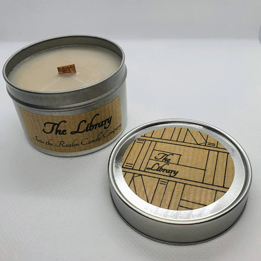 The Library Candle Tin