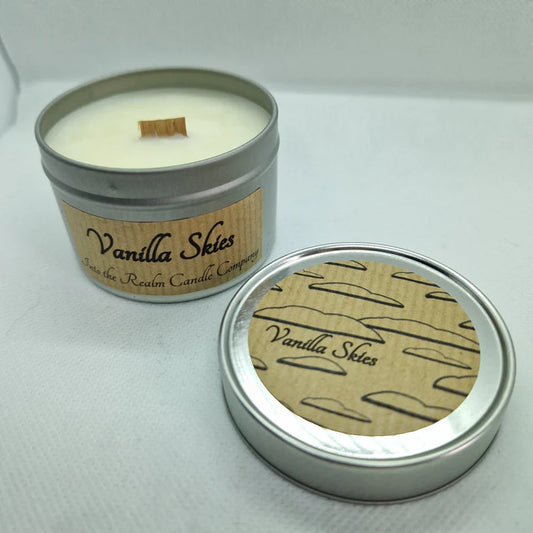 Vanilla Skies Candle Tin