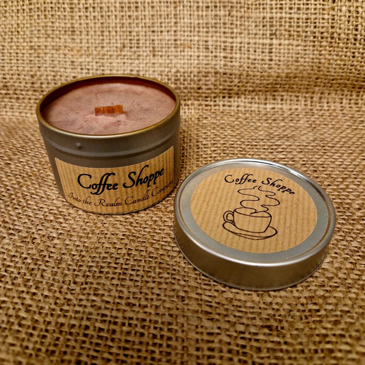 Coffee Shoppe Candle Tin