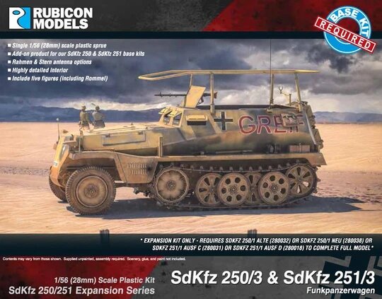 SdKfz 250/3 & 251/3 Expansion Set