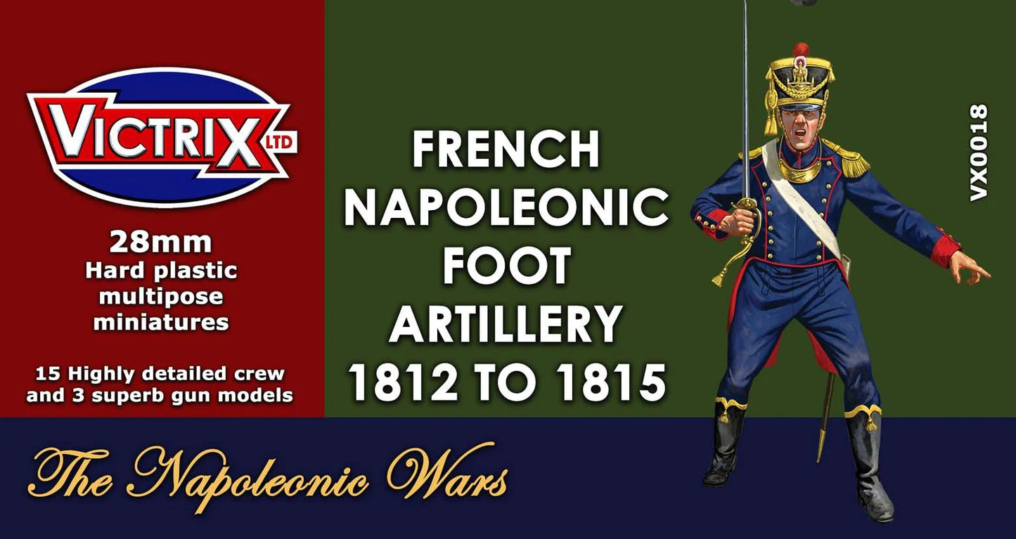 French Napoleonic Artillery 1812 to 1815