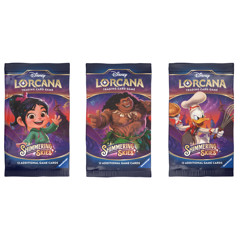 Disney Lorcana Shimmering Skies Booster Pack