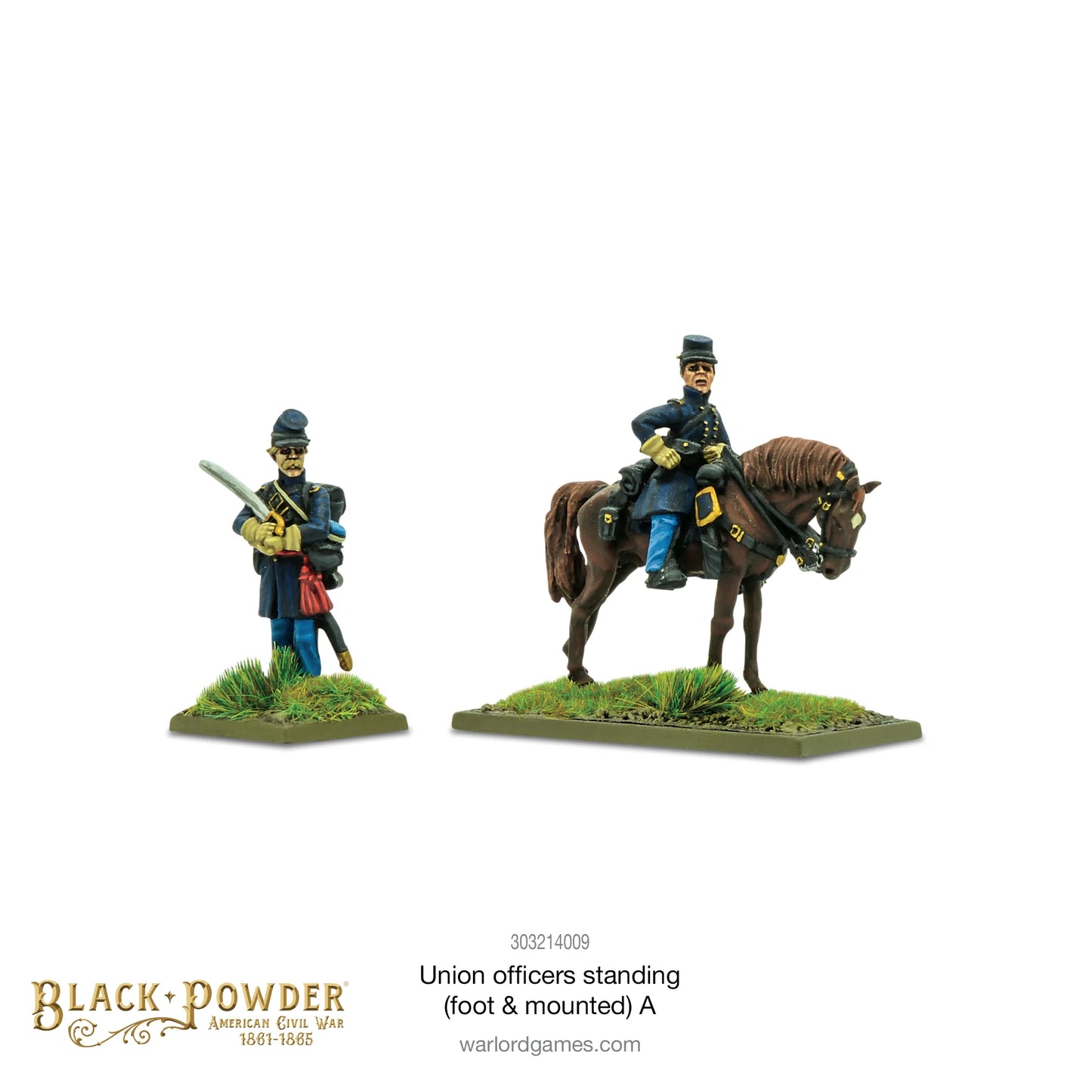 ACW: Union Officers Standing A (Mounted & Foot)