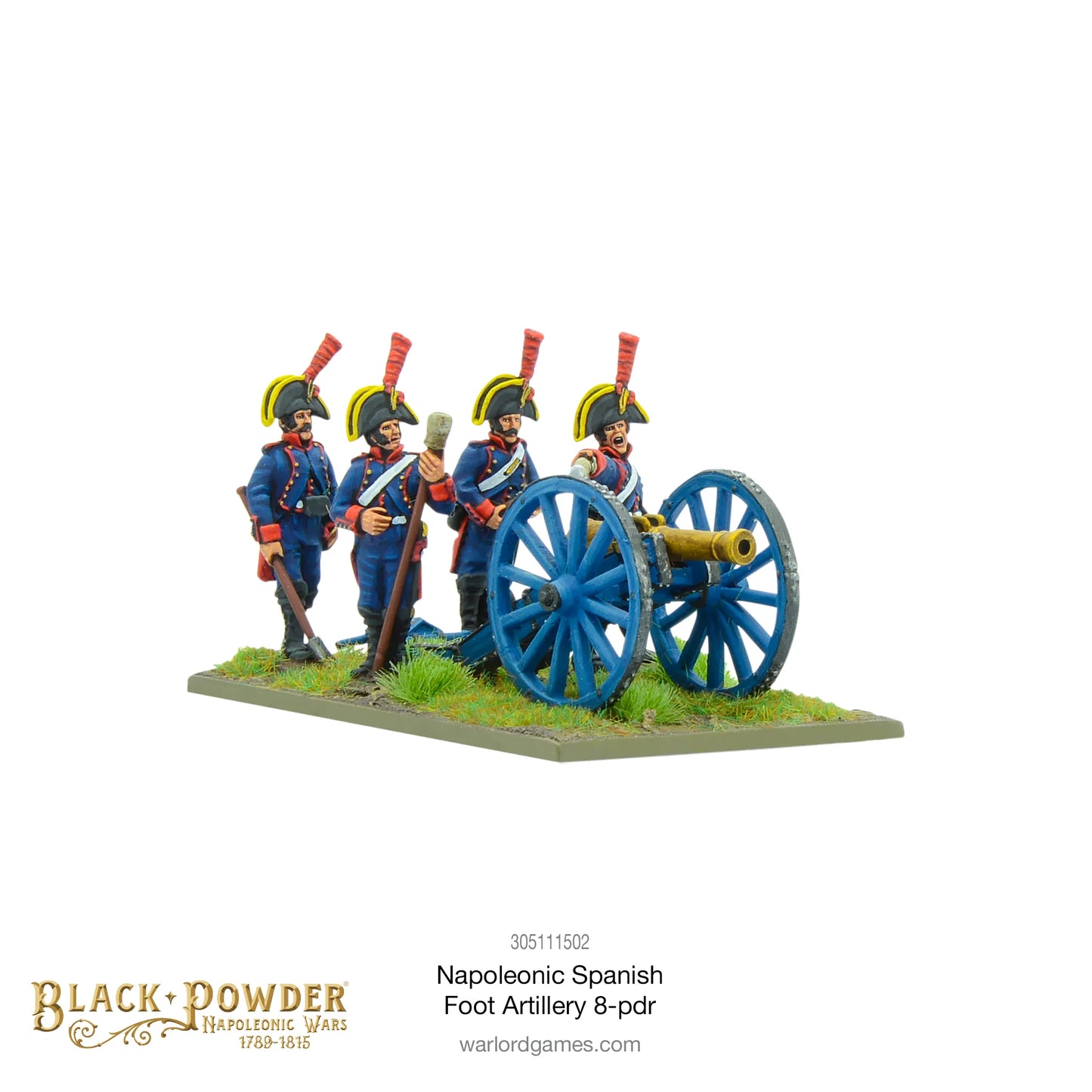 Napoleonic Spanish Foot Artillery 8-Pdr