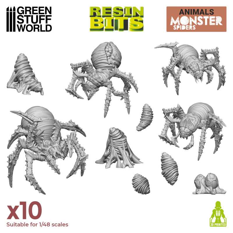 3D Printed: Monster Spiders