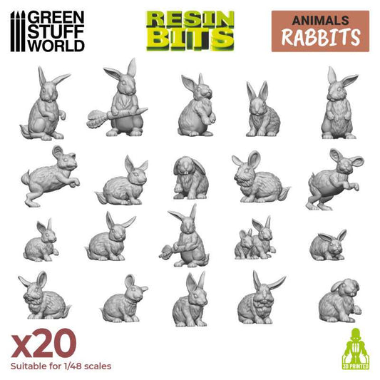 3D Printed: Rabbits