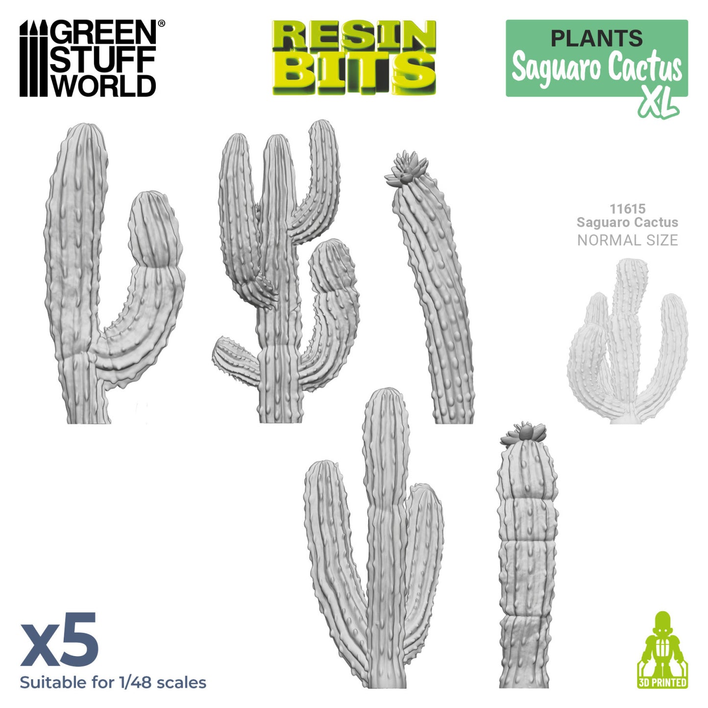 3D Printed: Saguaro Cactus XL