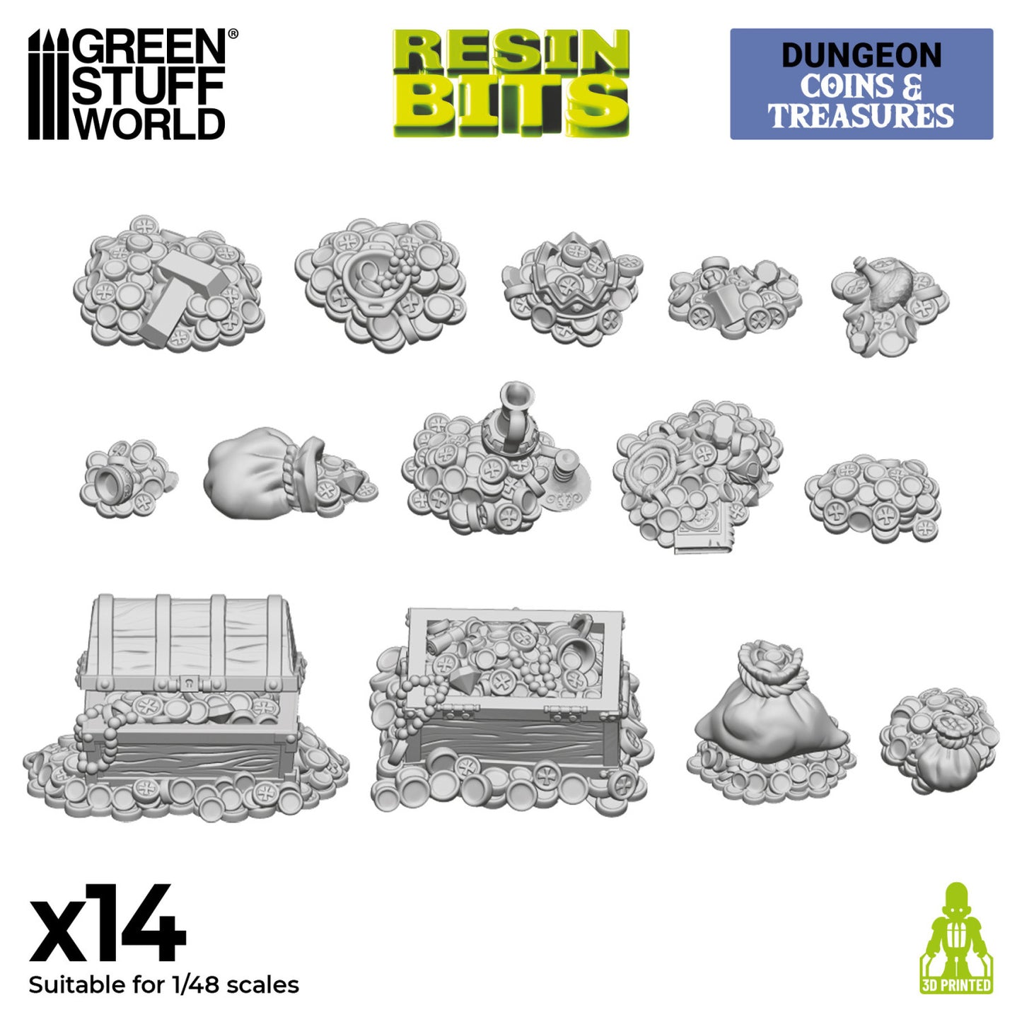 3D Printed: Coins & Treasures