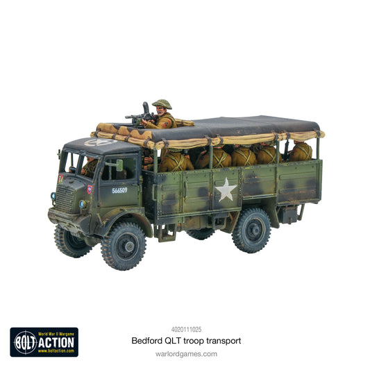 British Army Bedford QLT Troop Transport