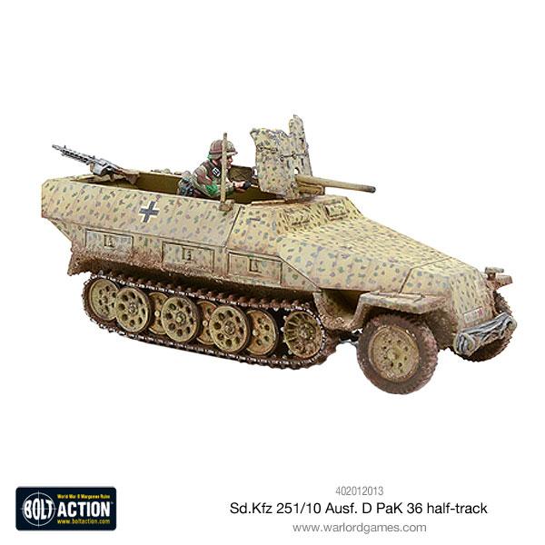 German Army Sd.Kfz 251/10 ausf D (3.7mm Pak) Half Track