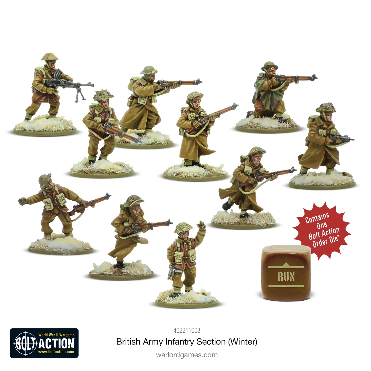 British Army Infantry section (Winter)