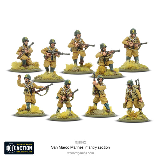Italian San Marcos Marines Infantry Section