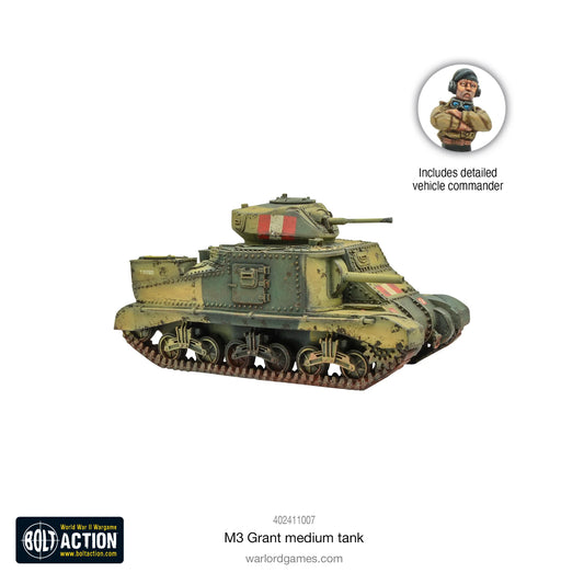 British Army M3 Grant medium tank