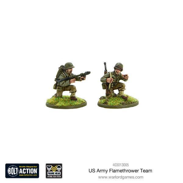 US Army Flamethrower team