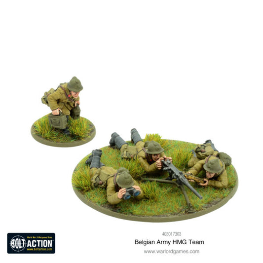 Belgian Army HMG Team