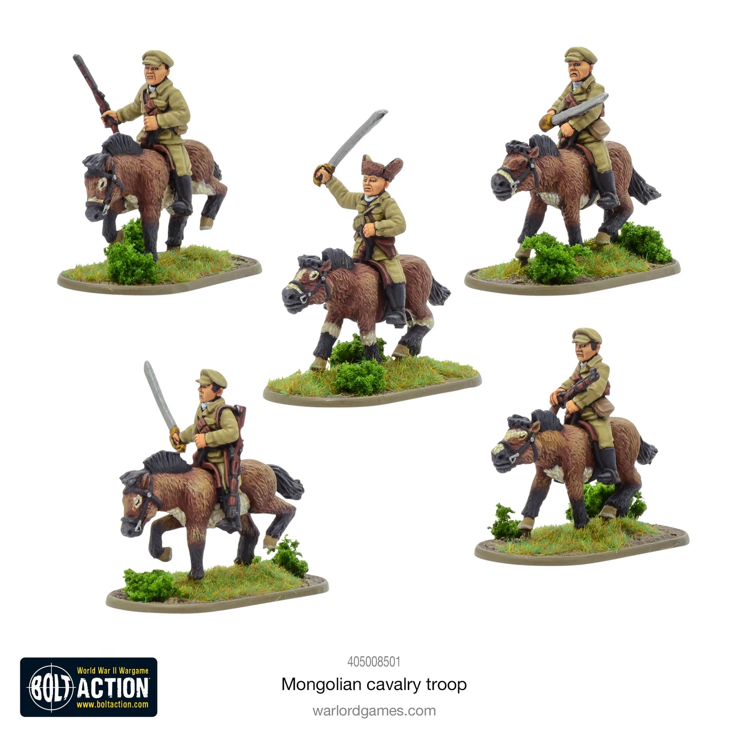 Soviet Army Mongolian Cavalry Troop