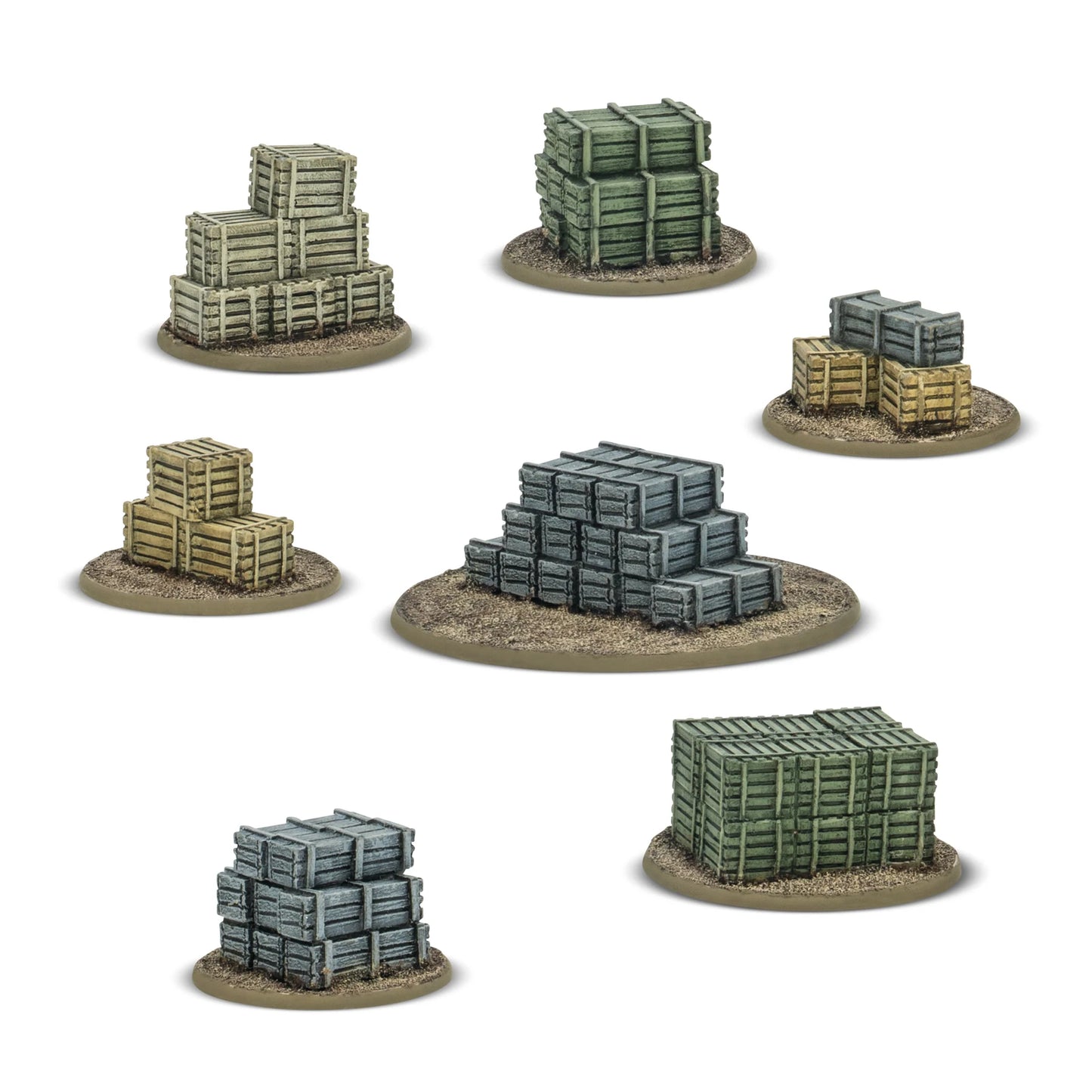 Bolt Action Objective Marker Set - 7 Crates