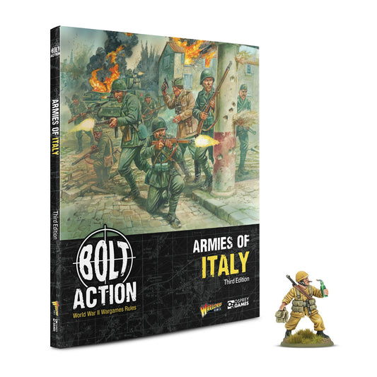 Bolt Action: Armies of Italy (V3) - with 'Desert Lightning' Book Miniature