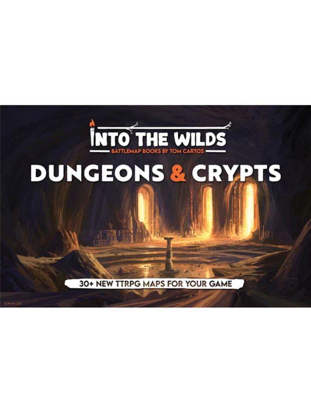 Dungeons and Crypts: Into the Wilds Battlemaps Volume 2