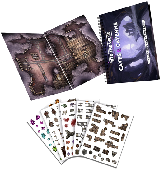 Caves and Caverns: Into the Wilds Battlemaps Volume 2