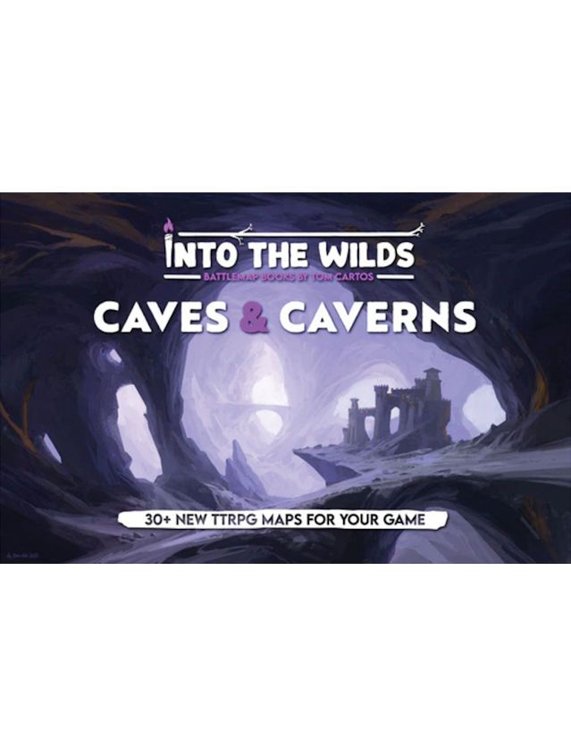 Caves and Caverns: Into the Wilds Battlemaps Volume 2