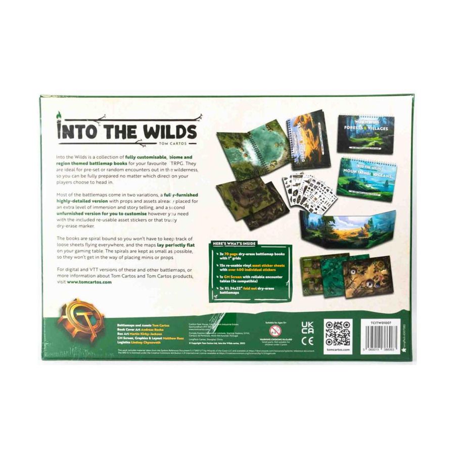 Into the Wilds Battlemap Volume 1 - Three Book Box Set