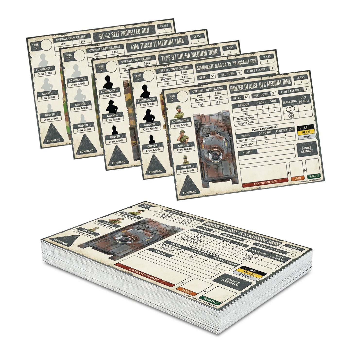 Achtung Panzer! Axis Card Pack - 38 cards