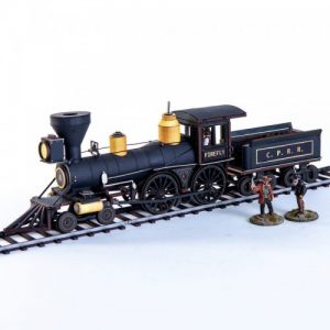 19th C. American Steam Locomotive (Black)