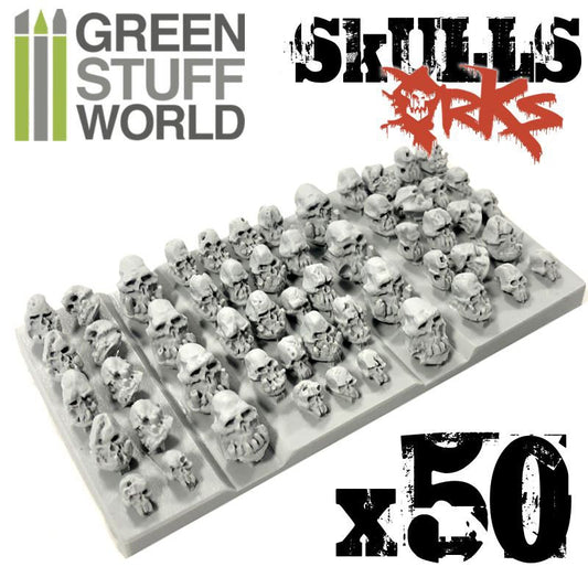 Resin Ork Skulls