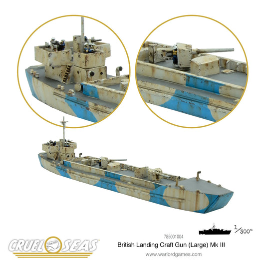 Cruel Seas: British Landing Craft Gun (Large) MkIII
