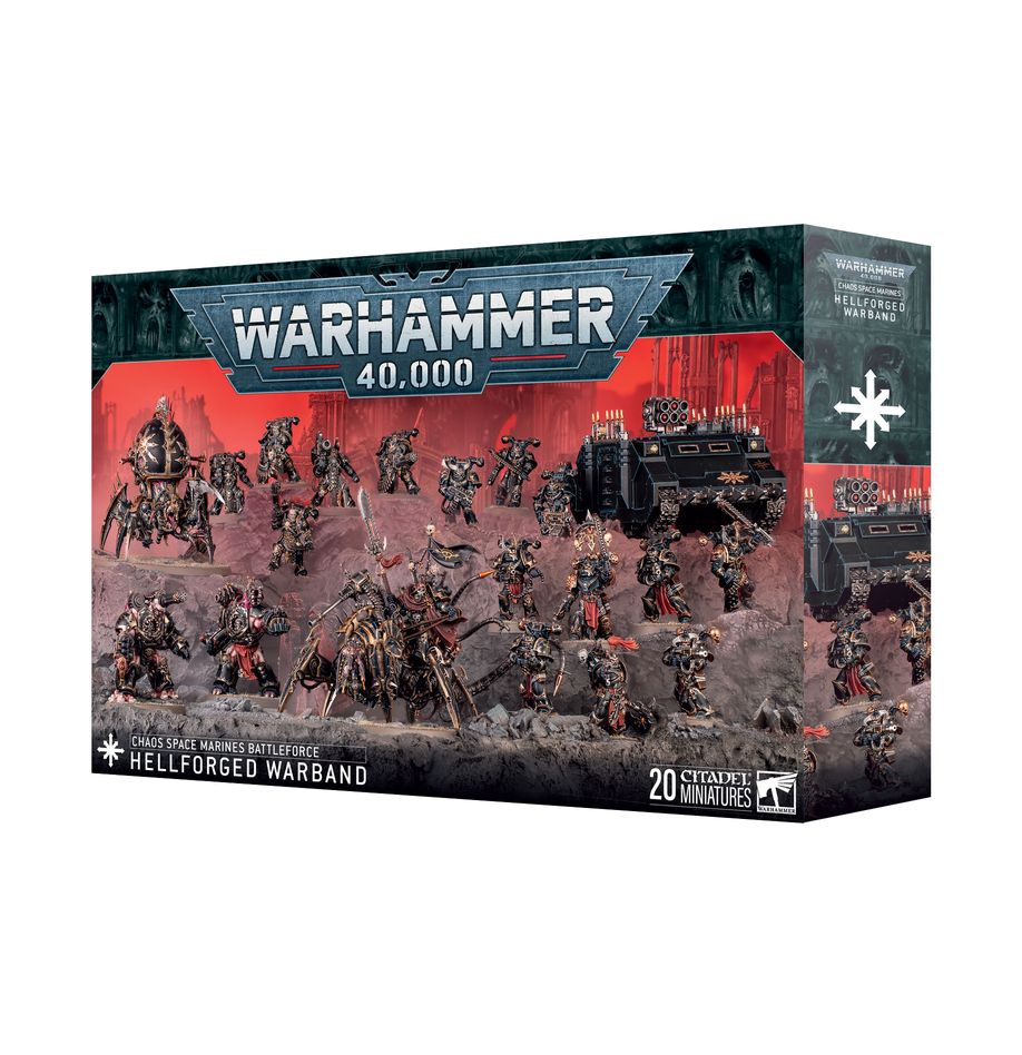 CHAOS SPACE MARINES BATTLEFORCE: HELLFORGED WARBAND