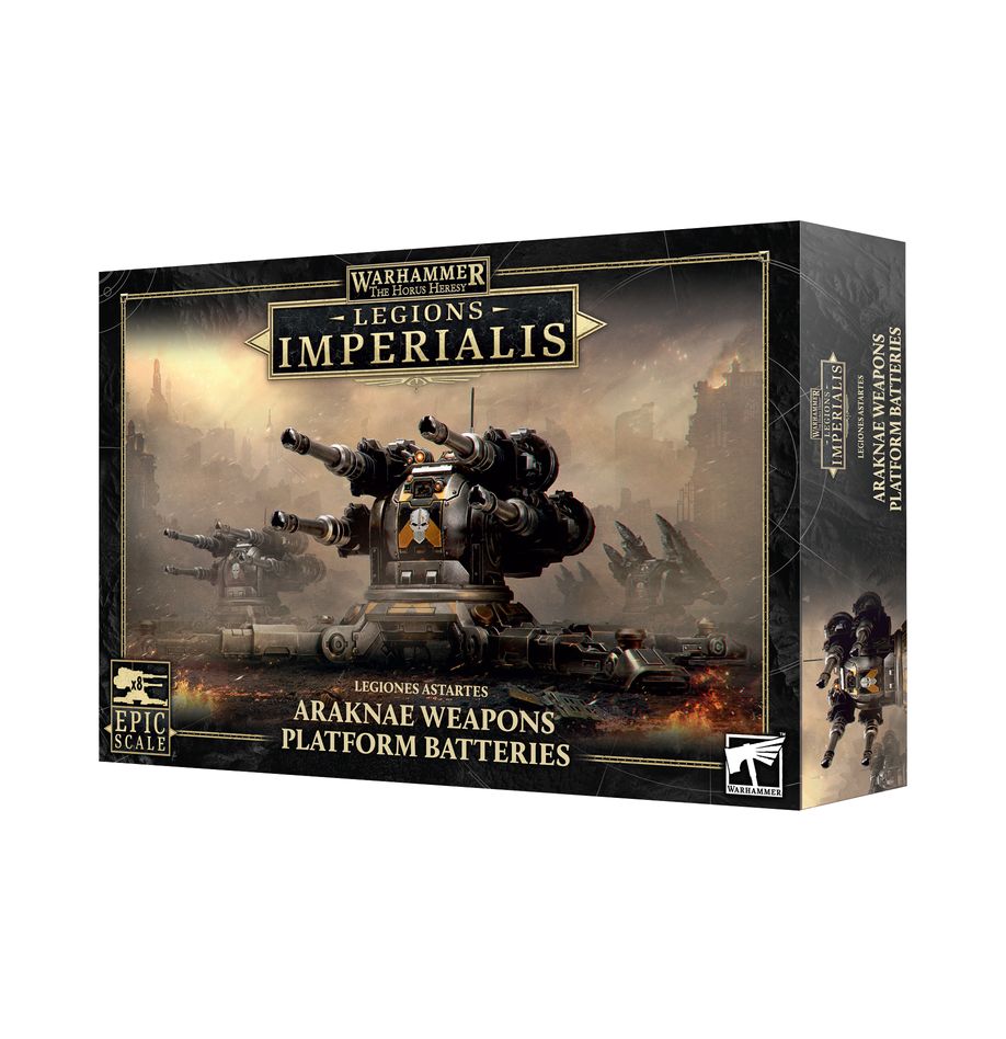 LEGIONS IMPERIALIS: LEGIONES ASTARTES ARAKNAE WEAPONS PLATFORM BATTERIES
