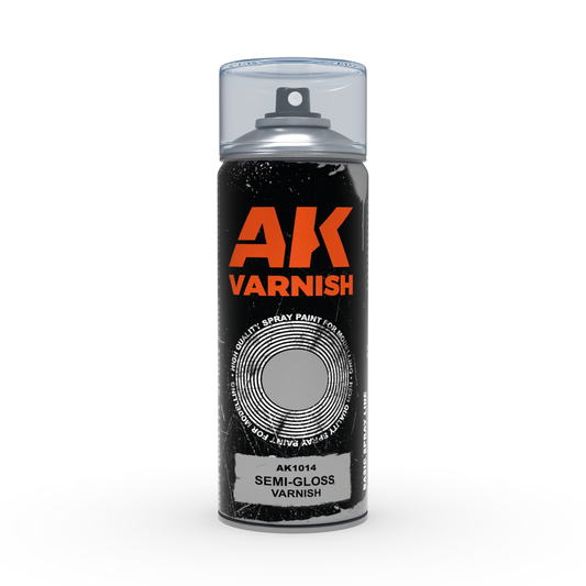 Semi-Gloss Varnish - Spray 400ml (Includes 2 nozzles)