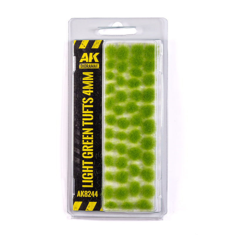 AK8244 Light Green Tufts 4mm