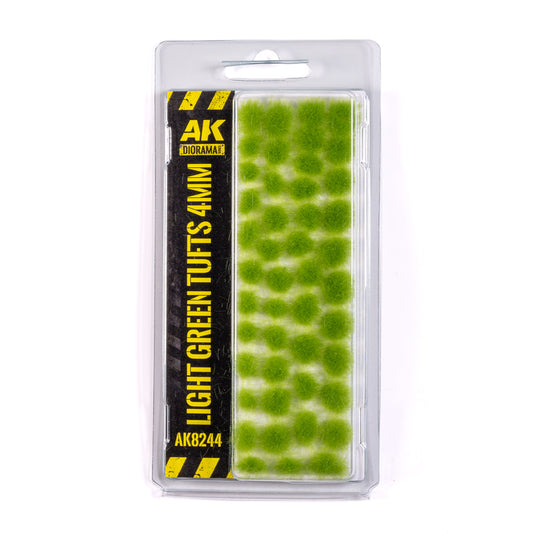 AK8244 Light Green Tufts 4mm