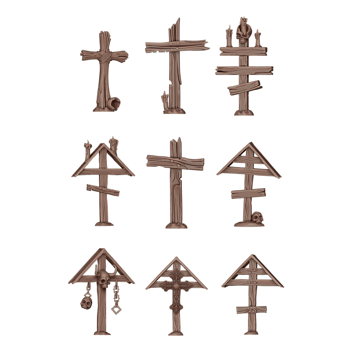 AKBIT0031 Wood Crosses